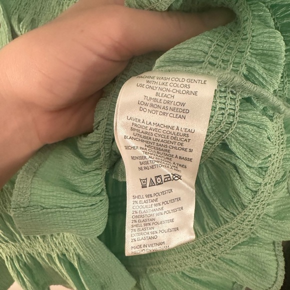 Maeve Smocked Button-Front Top - Picture 5 of 6